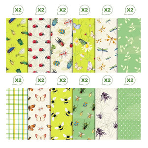 Feuille Scrapbooking Insectes