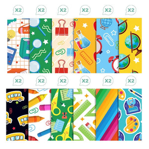 Feuille Scrapbooking Ecole
