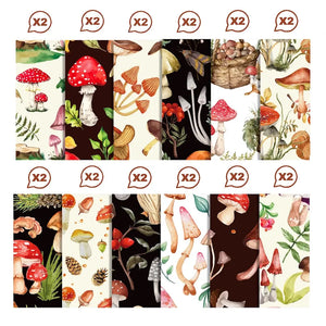 Feuille Scrapbooking Champignon