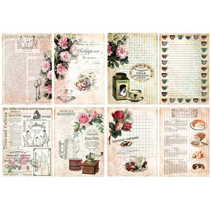 Papier de Riz Scrapbooking Thé