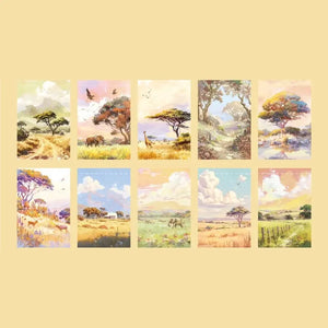 Papier Scrapbooking Thème Voyage Nature