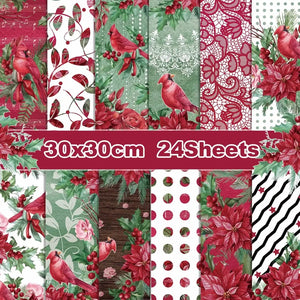 Bloc Papier Scrapbooking Thème Hiver