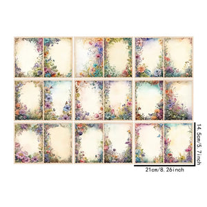 Feuille Motif Scrapbook