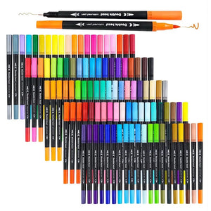 Feutre double pointe palette complète pour scrapbooking