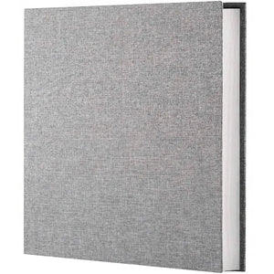 Grand Album Scrapbooking Photo gris pour les créations DIY et le collage des photos souvenirs