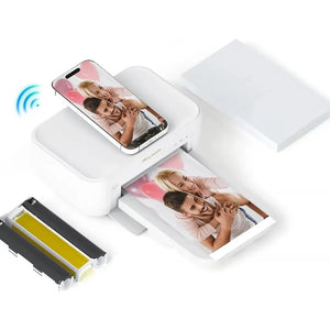 Imprimante photo scrapbooking imprimant un cliché depuis un smartphone
