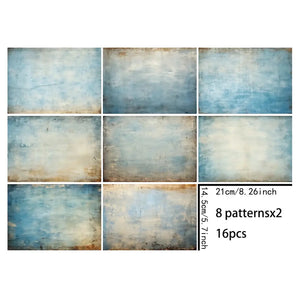 Papier Scrapbook Bleu