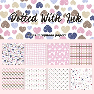 Papier Scrapbook Cœur