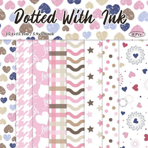Papier Scrapbooking Cœur