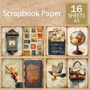 Papier Scrapbooking Courrier