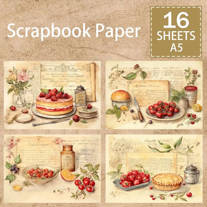 Papier Scrapbooking Dessert