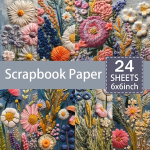 Papier Scrapbooking Fleuri