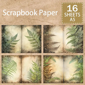 Papier Scrapbooking Fougère