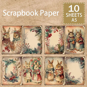 Papier Scrapbooking Lapin