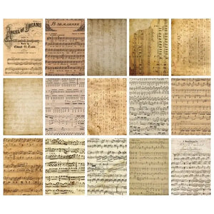 Papier Scrapbook Musique