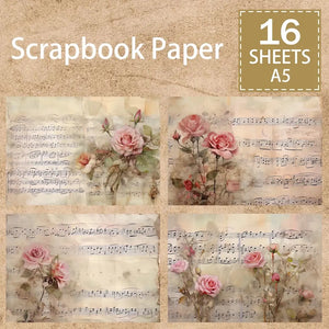 Papier Scrapbooking Note de Musique
