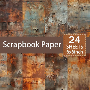 Papier Scrapbooking Rouille