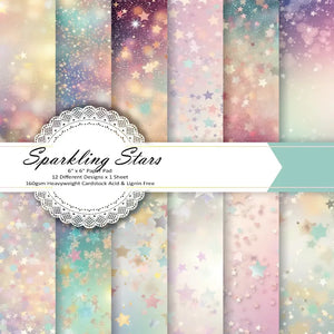 Papier Scrapbooking Étoile