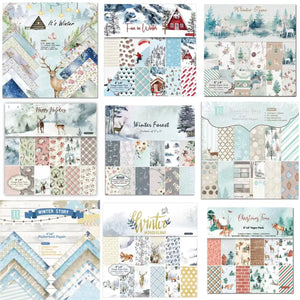 Papier Scrapbooking Hiver