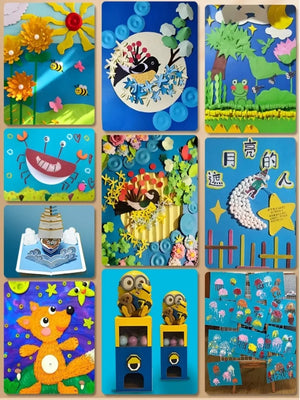Papier pour Scrapbook Bleu