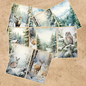 Papier de Scrapbooking Animaux