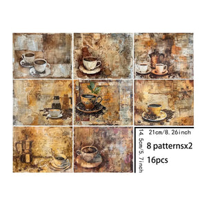 Papier de Scrapbooking Café