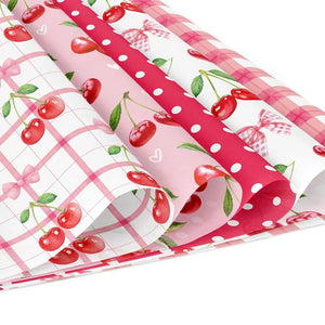 Papier de Scrapbooking Cerises