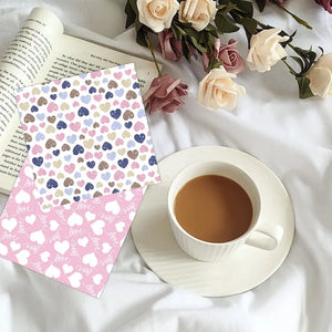 Papier de Scrapbooking Cœur