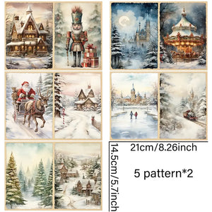 Papier de Scrapbooking Esprit Hiver