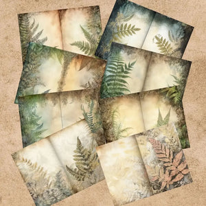 Papier de Scrapbooking Fougère