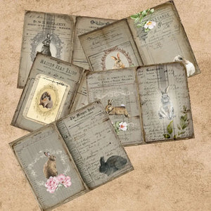 Papier de Scrapbooking Gris