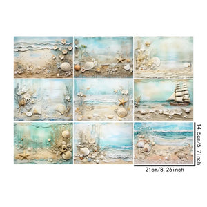 Papier de Scrapbooking Marin