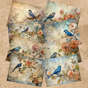 Papier de Scrapbooking Oiseau