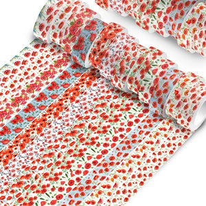 Ruban Scrapbooking Coquelicots