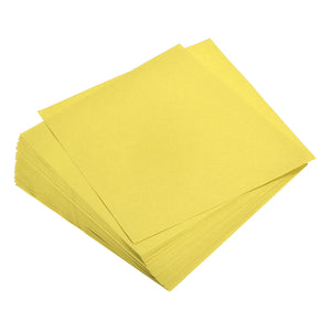 Papier Scrapbooking 15x15 Jaune