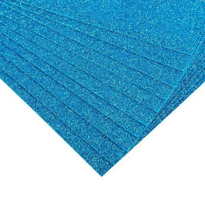 Papier Bleu Scrapbooking Paillettes