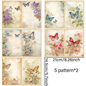 Papier Scrapbook Papillon