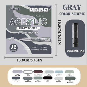 Pinceau Feutre Peinture Gris