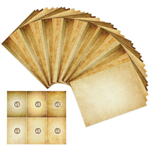 Papier pour Scrapbooking Marron Vintage