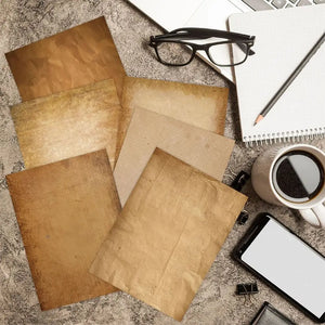 Papier Marron Vintage pour Scrapbook