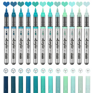 Crayon Feutre Pinceau Turquoise