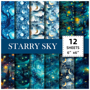 Assortiment Papier Scrapbooking Etoiles