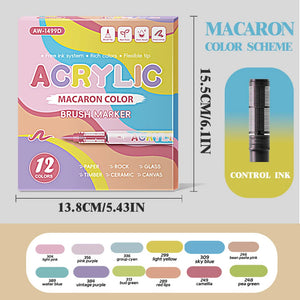 Feutre Pinceau Professionnel Multicolore