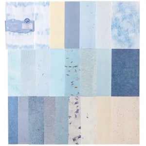Page Scrapbooking Simple Bleu