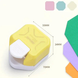 Perforatrice coin arrondi colorée pour photos et cartes