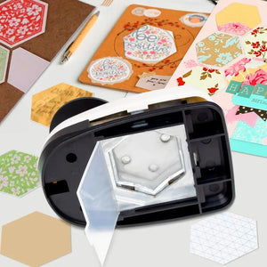 Perforatrice hexagone pour motifs nid d'abeille