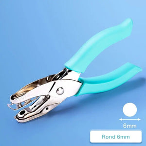 Pince perforatrice œillet bleue et trou cœur de 5,5 mm