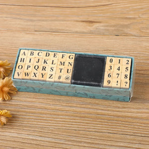 Tampon écriture scrapbooking, Classique - majuscules