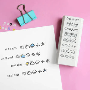 Tampon scrapbooking pour carnet créatif, tampon multi-suivis à plusieurs grilles