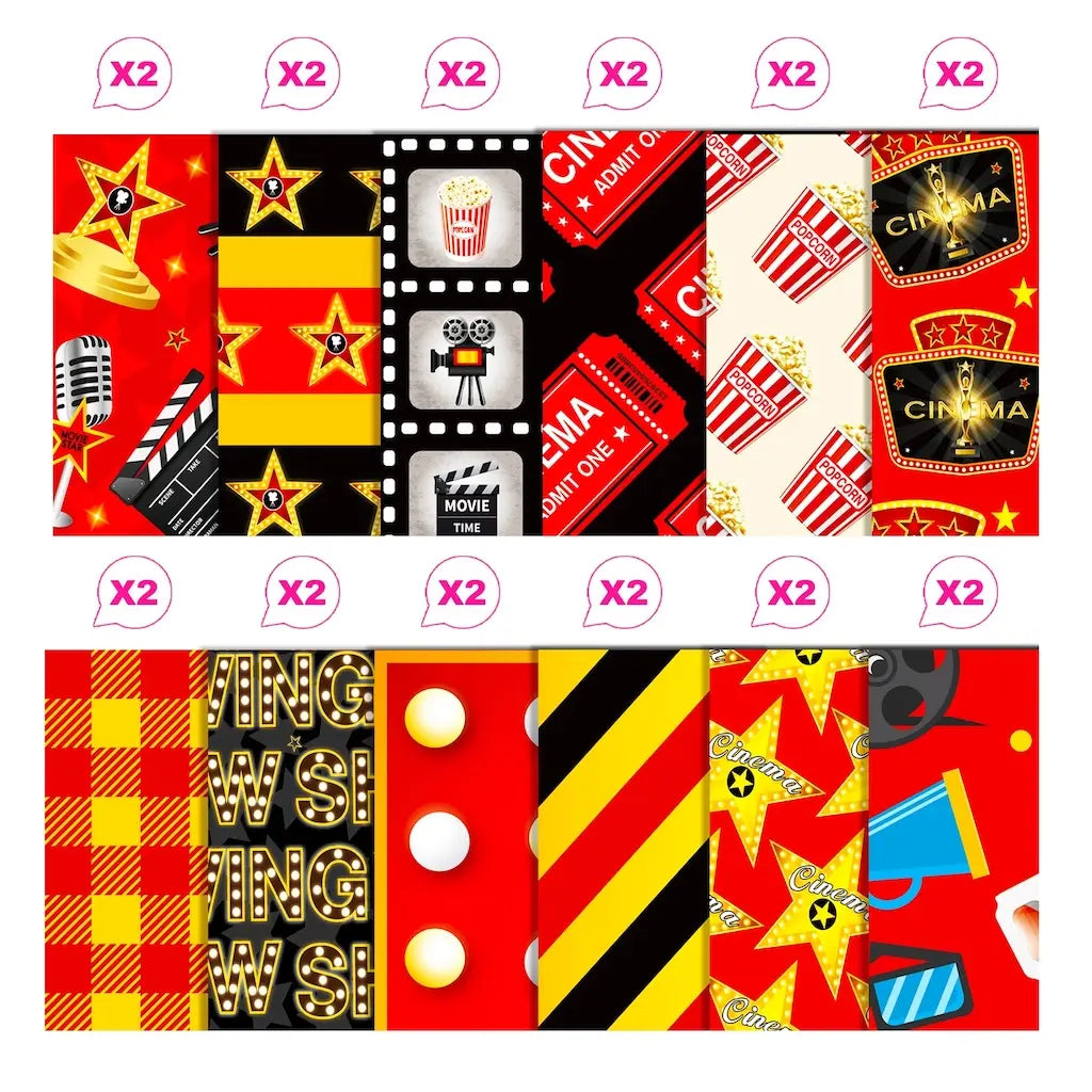 Feuille Scrapbooking Cinéma